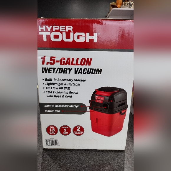Hyper tough wet dry vacuum - Picture 1 of 2